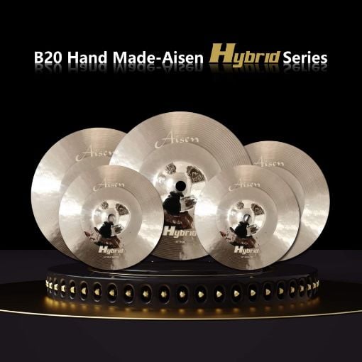 Afbeeldingen van Aisen B20 Hybrid Series cymbal set