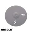 Unlock Lightning 14 inch 2-zone crash cymbal grey