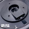 Unlock Lightning 17 inch 3-zone crash ride cymbal grey